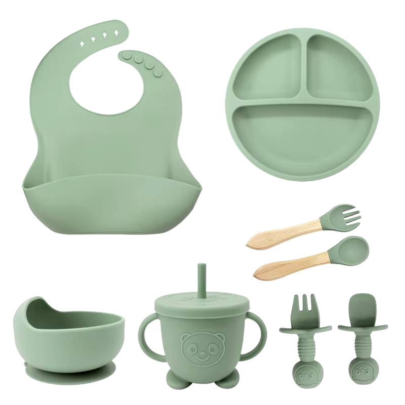 Food Safe Silicone Bib Set