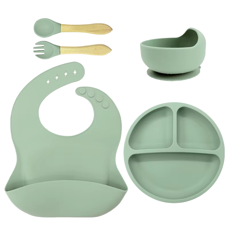 Food Safe Silicone Bib Set